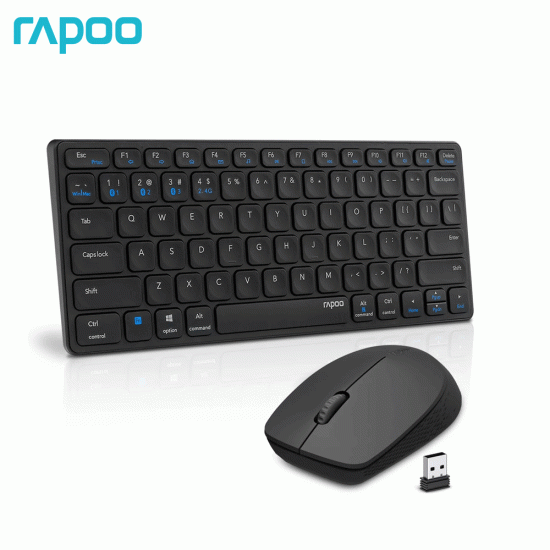 Rapoo 9050M Multi-mode Wireless Keyboard + Mouse