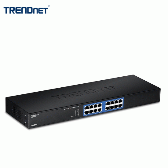 TRENDnet 16-Port Gigabit GREENnet Switch TEG-S16G (Rackmount)