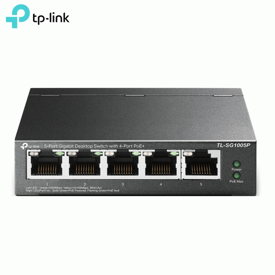 Tp-link TL-SF1005P 5-Port 10/100Mbps Switch with 4-Port PoE+