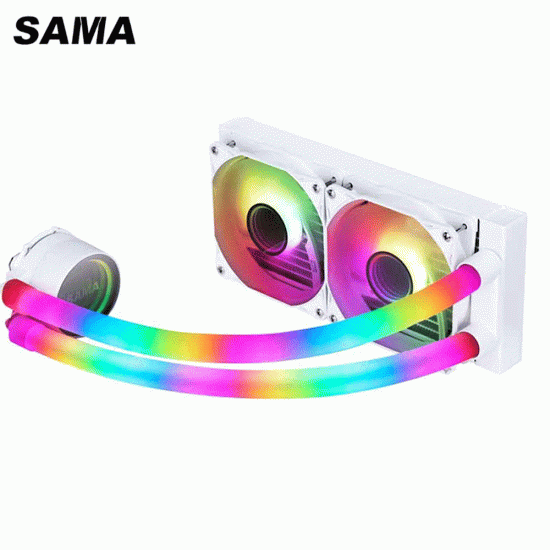 SAMA PS240MM ARGB LIQUID COOLER White 