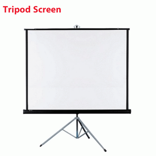 Tripod Screen Projector 2.4 x 2.4m (86inch)