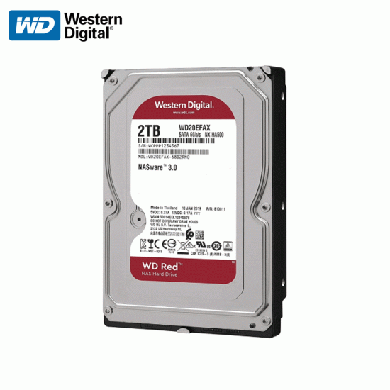 HDD WD Red Plus Nas 2TB SATA3 5400RPM 128MB