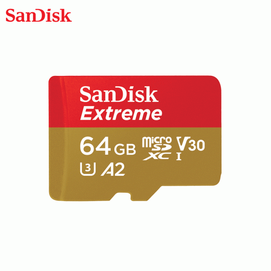 SanDisk Extreme microSD 170MB/s 4K 64GB