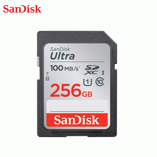 SanDisk Ultra SD 100MB/s 256GB