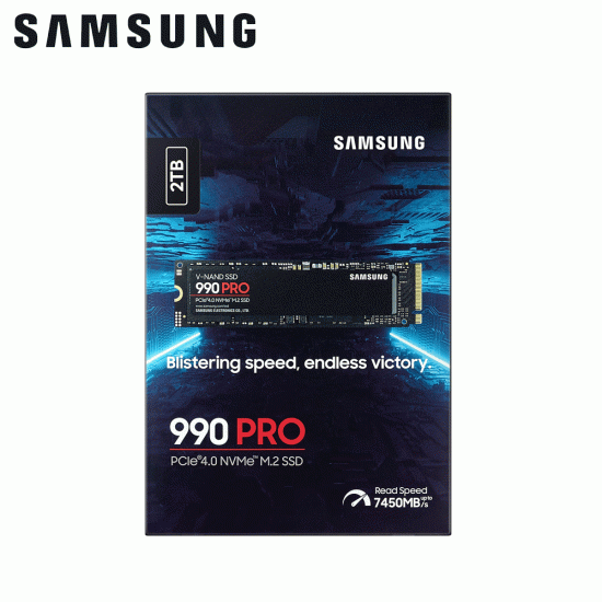 SAMSUNG 990 Pro PCiE 4.0 NVMe M.2 SSD 2TB