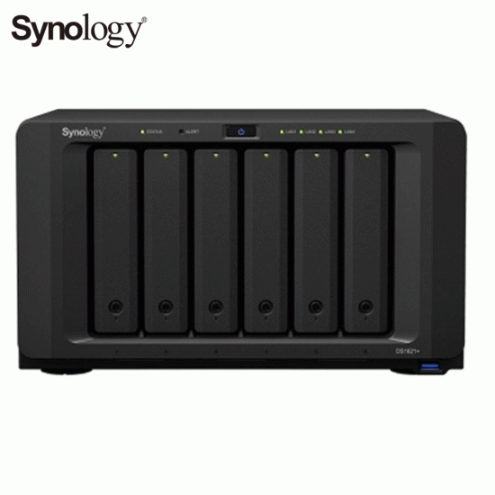 Synology DiskStation DS1621+ 6-bay (up to 16-bay), RAM 4GB (up to 32GB) Built-in M.2 Drive 2Slots